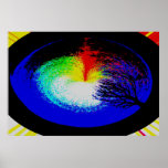 NIEBLA PSICODÉLICA ABSTRACTA POSTER