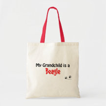 Nieto del beagle bolsa de mano