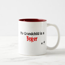 Nieto del boxeador tazas de café