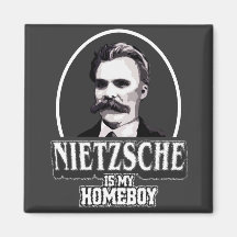 Nietzsche es mi Homeboy Imán Para Frigorífico