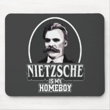 Nietzsche es mi Homeboy Tapetes De Ratón