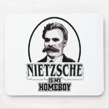 Nietzsche es mi Homeboy Tapetes De Ratón