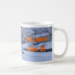 Nieve '09 de Halloween Tazas De Café