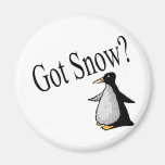 ¿Nieve conseguida? (Pingüino) Iman De Frigorífico