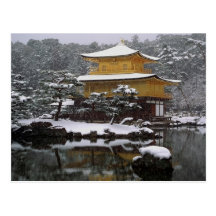 Nieve de Kinkaku Tarjetas Postales