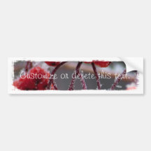 Nieve de SONB en bayas; Personalizable Etiqueta De Parachoque