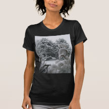 Nieve del invierno camiseta