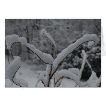 Nieve en Francia Tarjeton