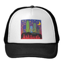 Nighlife del horizonte de Los Ángeles Gorras De Camionero
