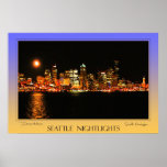 Nightlights de Seattle Impresiones