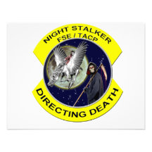 NIGHTSTALKER NEGRO INVITACION PERSONALIZADA