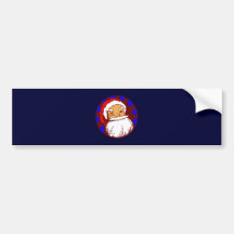 Nikolaus Weihnachtsmann Santa Claus Auto Aufkleber