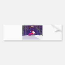 Nikolaus Weihnachtsmann Santa Claus Auto Sticker
