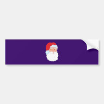 Nikolaus Weihnachtsmann Santa Claus Autoaufkleber