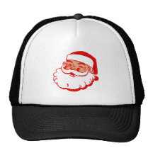 Nikolaus Weihnachtsmann Santa Claus Netzmütze
