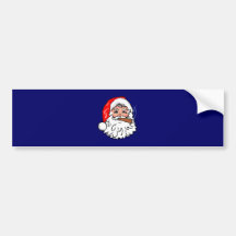 Nikolaus Weihnachtsmann Zigarre Santa Claus cigar Autoaufkleber
