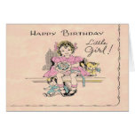 ¡Niña del feliz cumpleaños! Felicitación