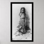 Niña en Java, Indonesia 1898 Impresiones