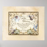 Niña personalizada - princesa encantada del Faerie Poster