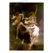 Ninfas y sátiro, William-Adolphe Bouguereau Felicitaciones