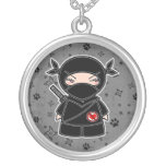 ¡Ningún amor! Collar del gris de Ninjadorables