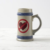 Ningún amor del corazón tazas de café