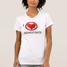 Ningún amor para la camisa de Demócratas