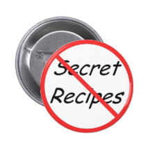 Ningún botón secreto de las recetas pin