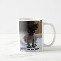 ¡Ningún cafeína! Tazas