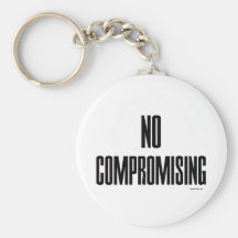 Ningún compromiso llavero personalizado