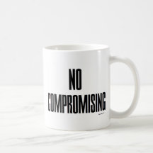 Ningún compromiso tazas de café