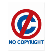 Ningún Copyright Postal