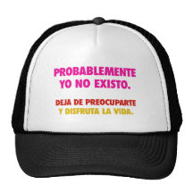 Ningún existo gorros  