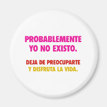 Ningún existo imán para frigorífico