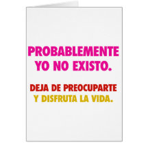 Ningún existo tarjeta
