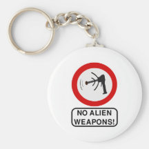 Ningún Extraterrestrial extranjero de la ciencia f Llaveros Personalizados