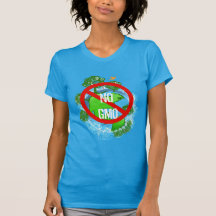 NINGÚN GMO CAMISETAS