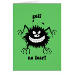 ningún golf del miedo tarjetas
