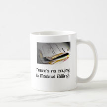 Ningún griterío en la facturación médica taza de café
