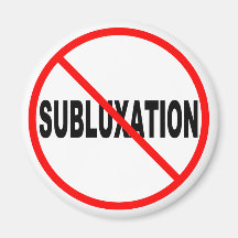 Ningún imán del Subluxation