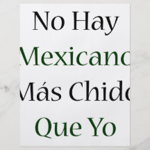 Ningún Mas Chido Que Yo de Mexicano del heno Tarjetas Informativas