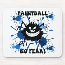 Ningún miedo Paintball Tapetes De Ratón