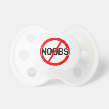 NINGÚN NOOBS - mono del friki/hacker/pc/code Chupete De Bebé