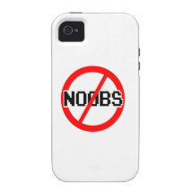 NINGÚN NOOBS - mono del friki/hacker/pc/code iPhone 4 Carcasa