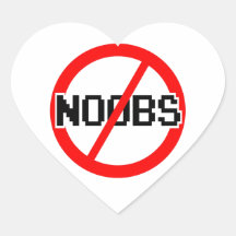 NINGÚN NOOBS - mono del friki/hacker/pc/code Etiqueta