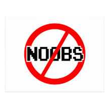 NINGÚN NOOBS - mono del friki/hacker/pc/code Postales