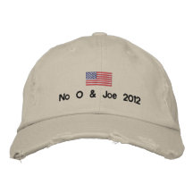 Ningún O y gorra 2012 de Joe Gorra De Beisbol Bordada