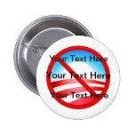 Ningún Obama 2012 - su texto de encargo Pin