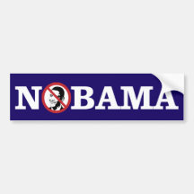 Ningún Obama Bumpersticker Pegatina De Parachoque