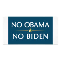 NINGÚN OBAMA NINGÚN BIDEN TARJETAS FOTOGRÁFICAS 